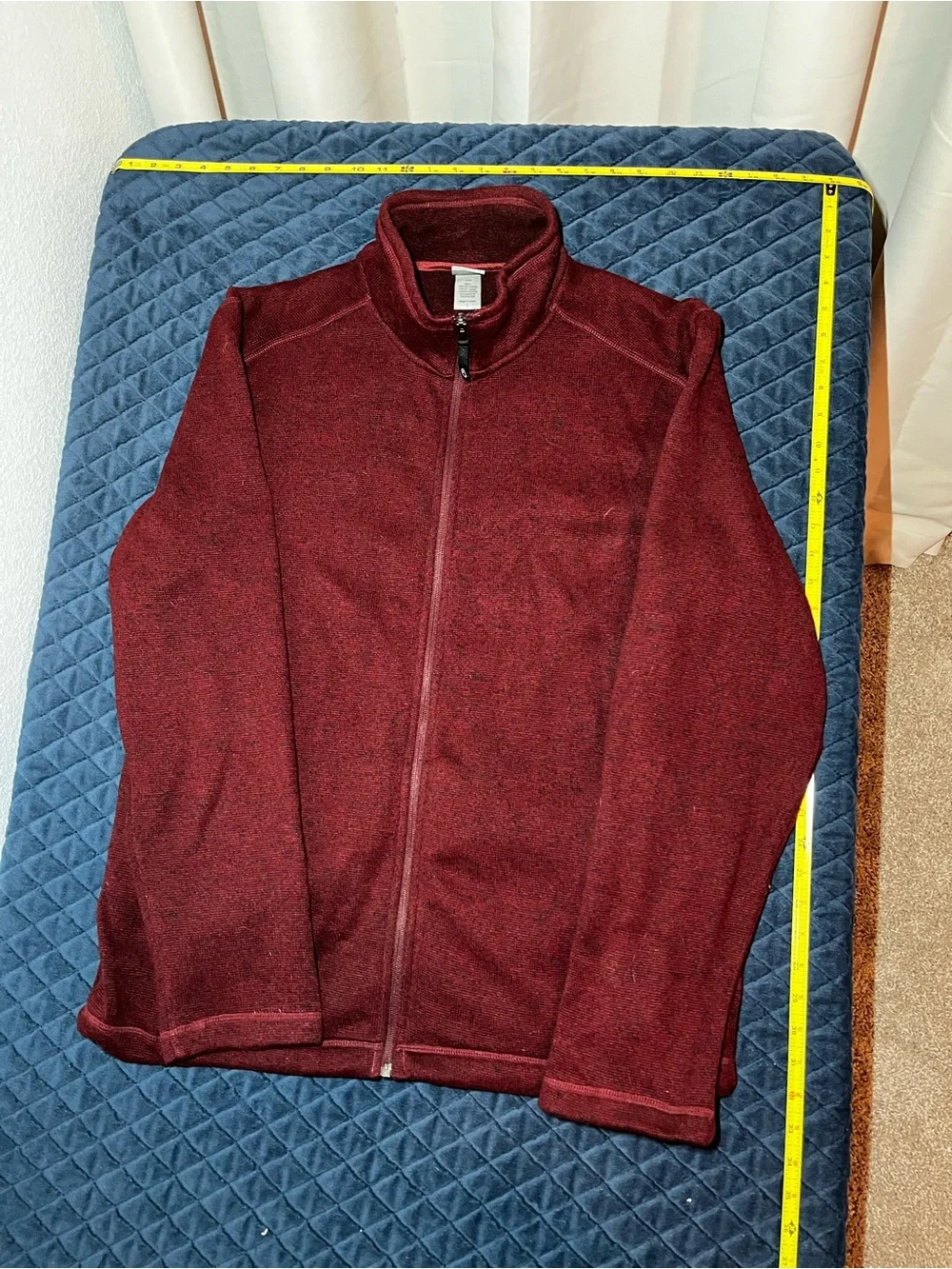 Champion Men's Full-Zip Fleece Jacket - Wine